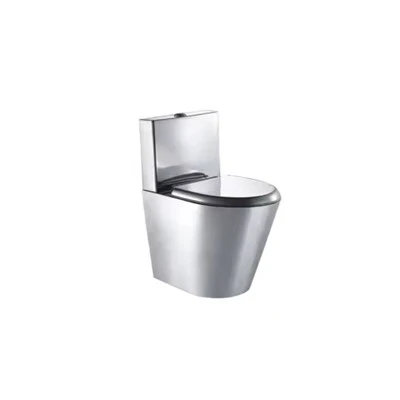WC a terra in acciaio inossidabile